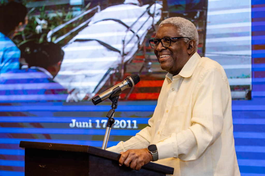 Prof. Mark Mwandosya 
 Moments with Esteemed Leaders